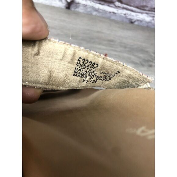 Minnetonka 532288 Pink Fabric Striped Casual Slides Sandals Women Sz 7M US/38EU - Picture 10 of 16